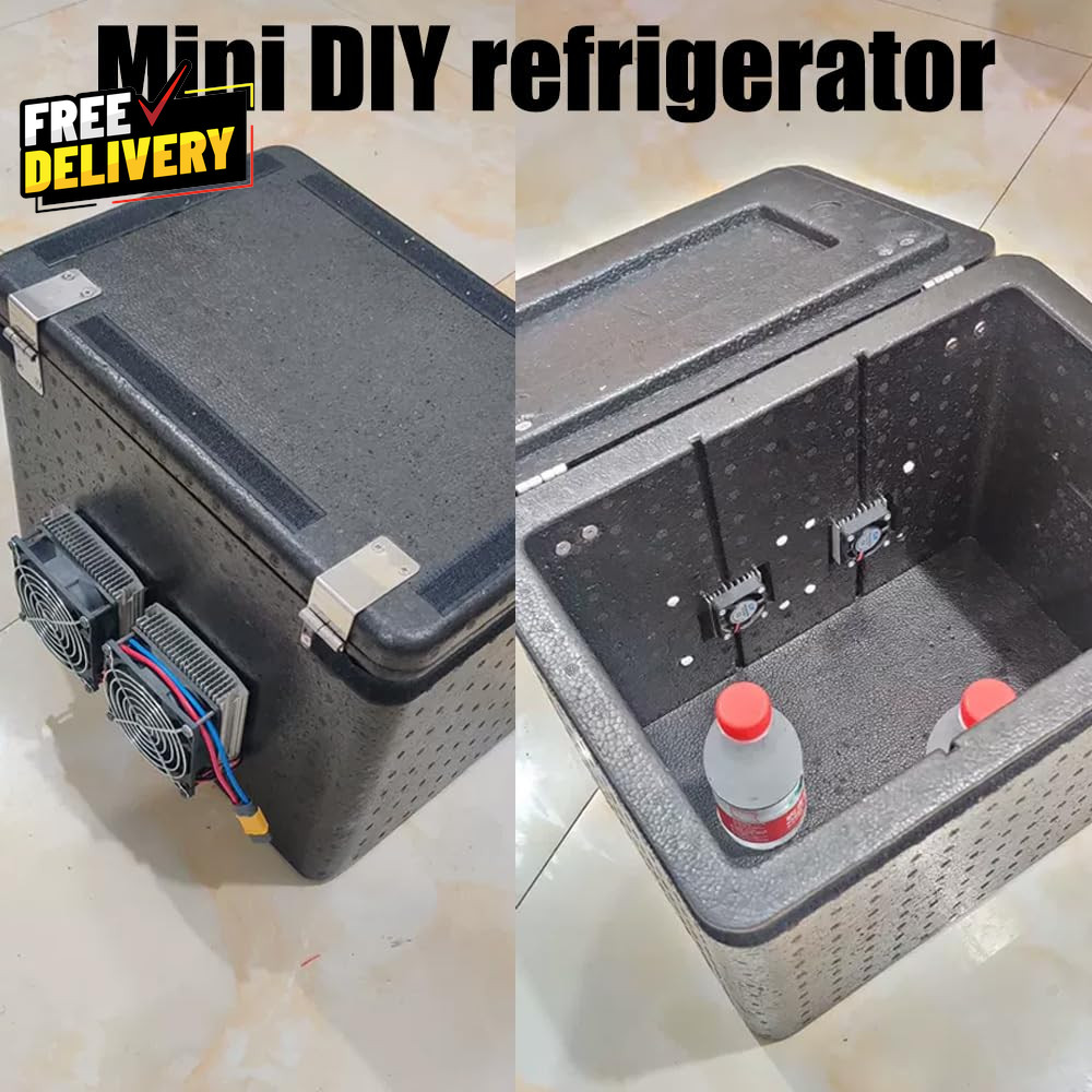 Mini Air Conditioner DC 12V DIY Thermoelectric Peltier Refrigeration Cooling….