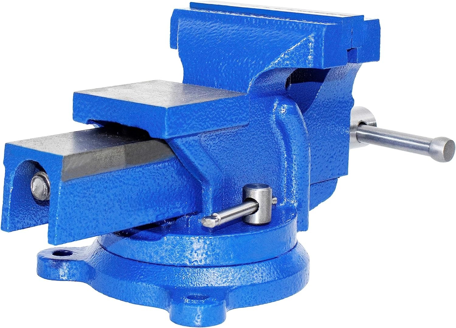 HFS(R) 5″ Heavyduty Bench Vise Anvil Forged 360 Swivel Locking
