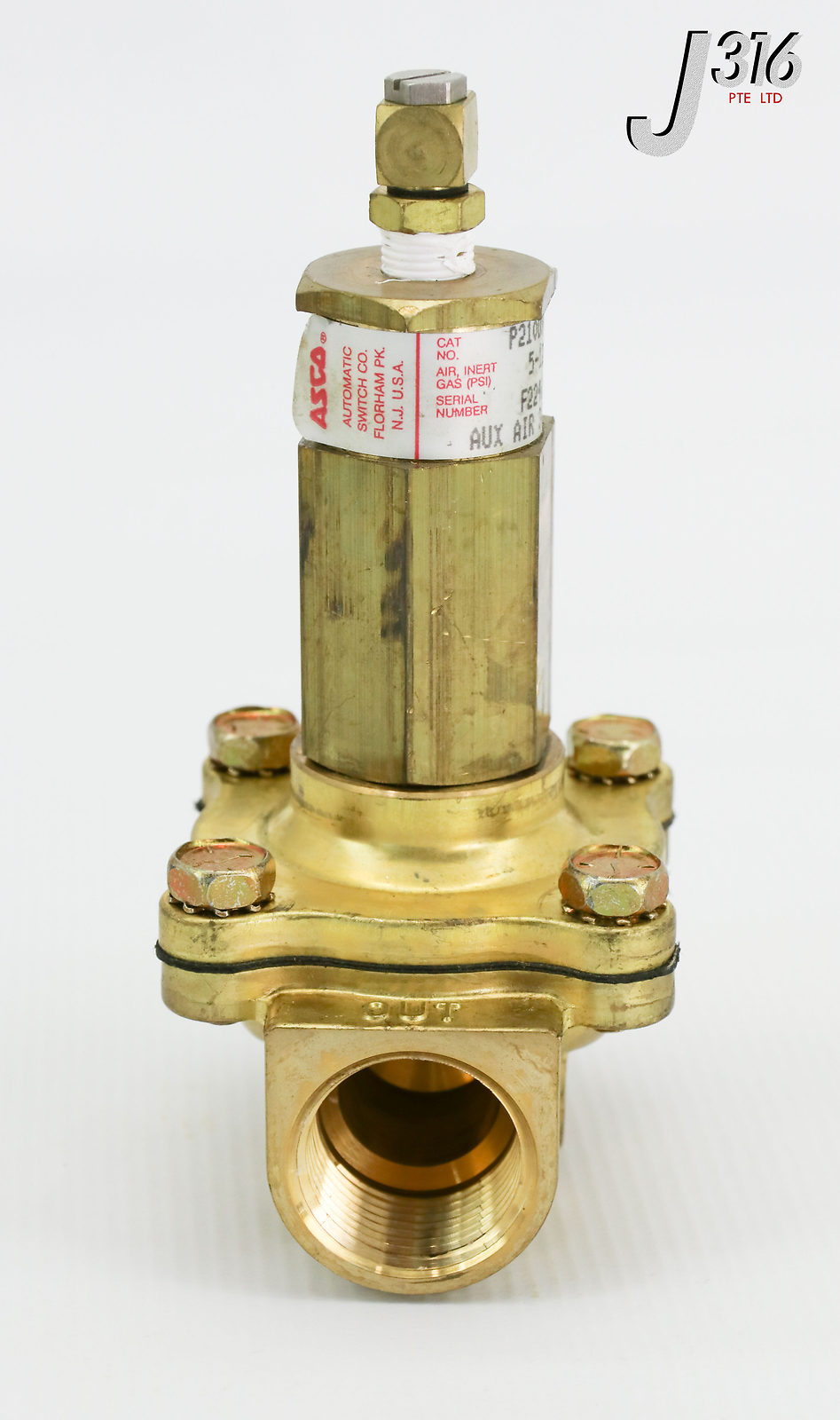 20108 ASCO VALVE AIR OPERATED 3/4IN 5-125PSI AIR/WATER/OIL P210D9