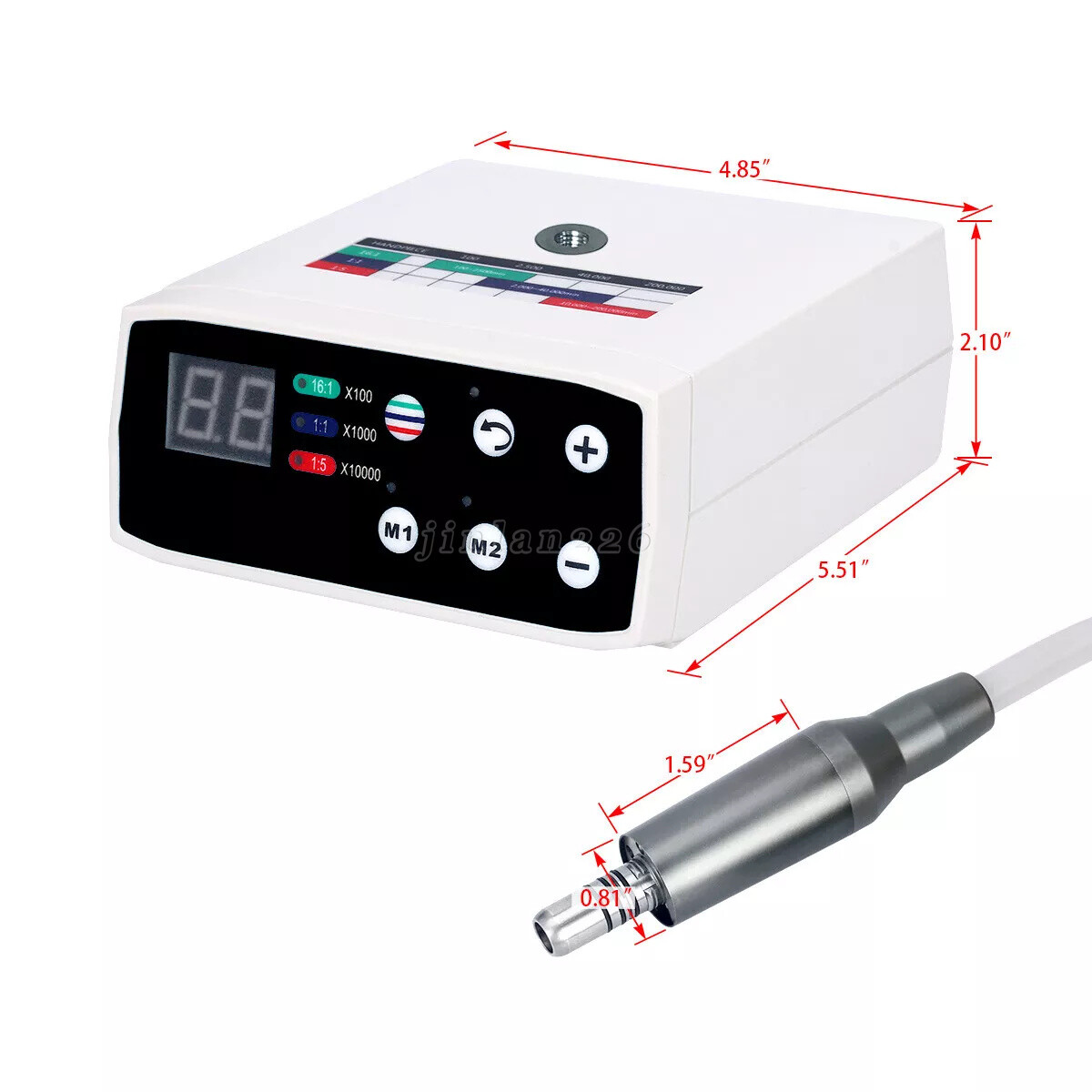 Yabangbang Dental Electric Motor System LED Brushless 4 Hole 1:1 1:5