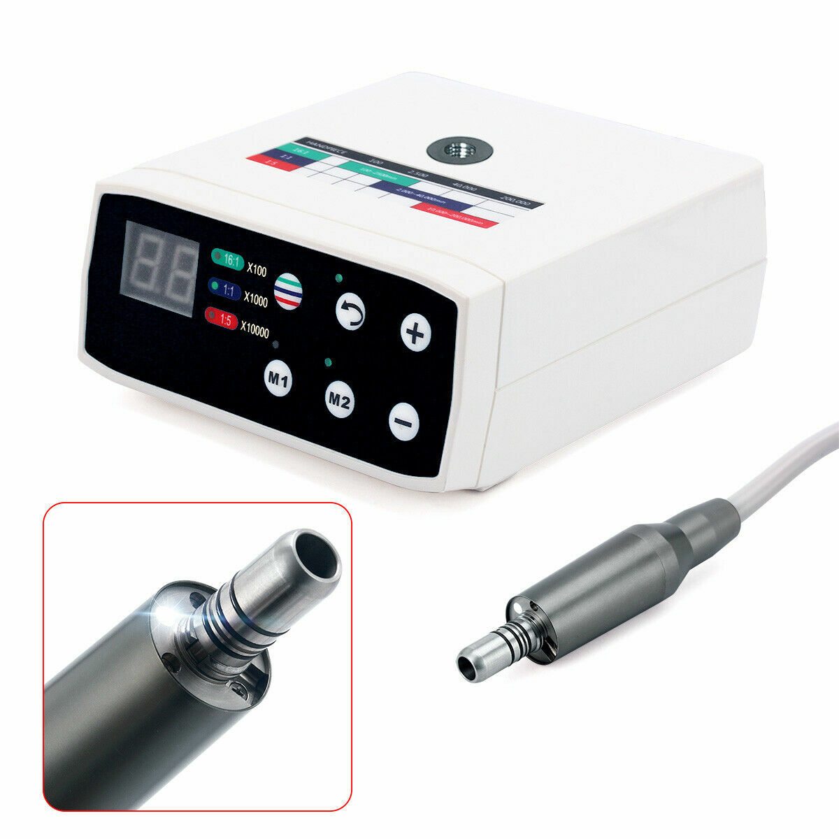 Dental Brushless LED Electric Micro Motor 1:5/1:1 Increasing Handpiece SA