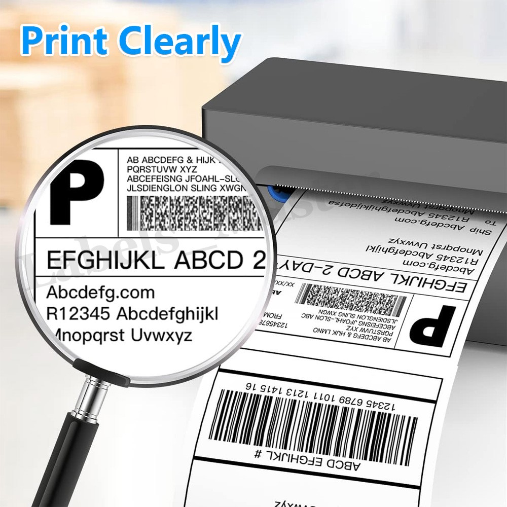 4″x6″ Direct Thermal Shipping Labels Fanfold and Rolls for Zebra&Rollo Printers