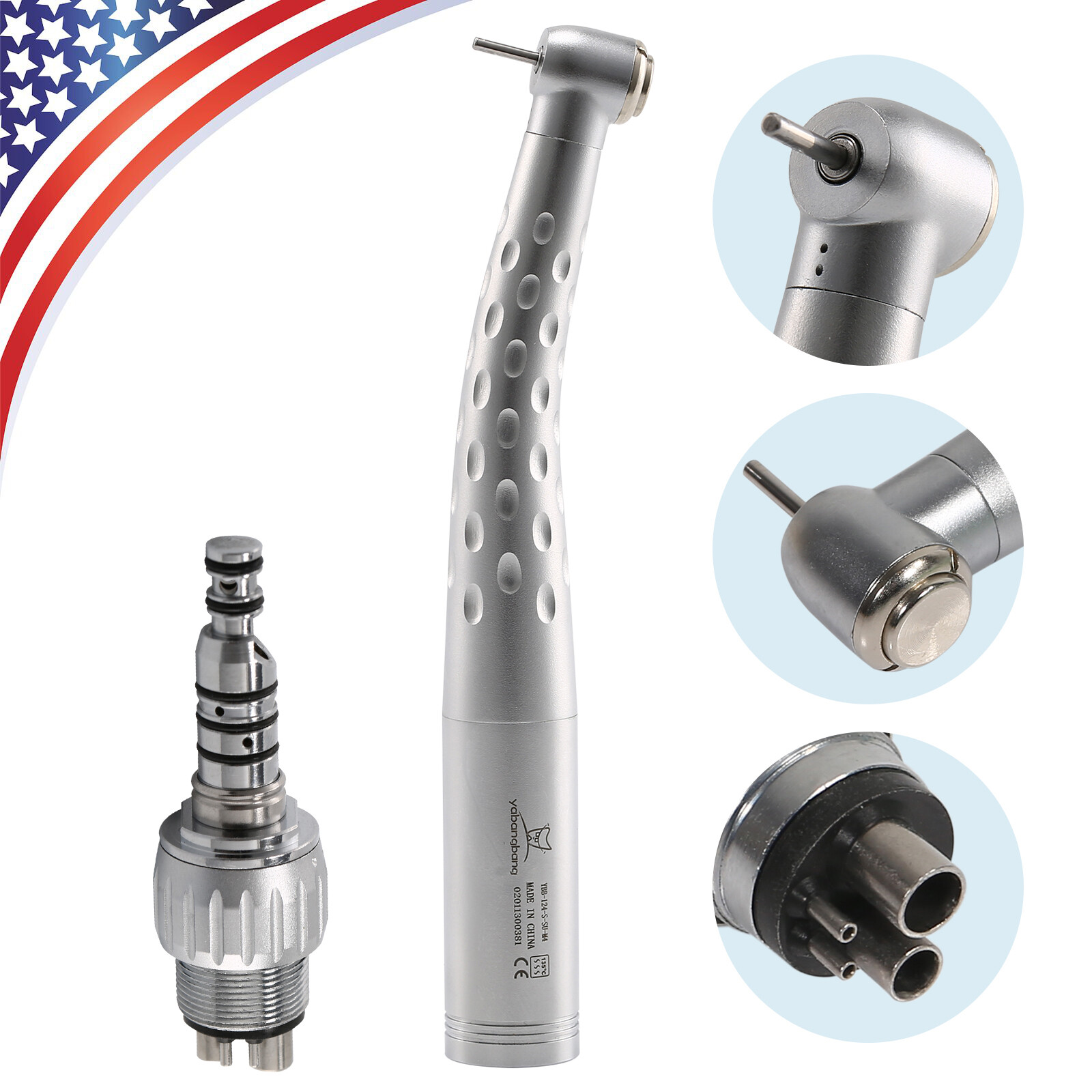 High Speed Handpiece Standard Head/4H Quick Coupler Coupling Swivel GB4 Dental