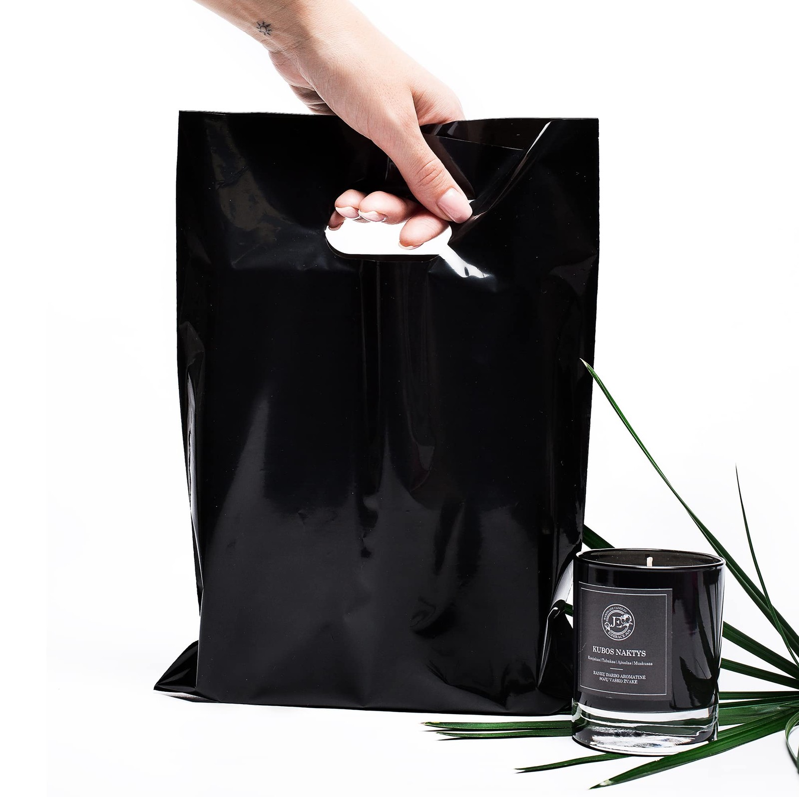 Choice Marts Merchandise Bags 100 Black 9″x12″ 9 inches by 12 inches,