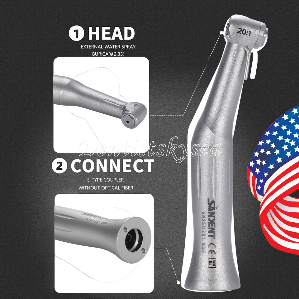 Implant Handpiece 20:1(LED) Contra Angle Fit Surgical Implant Motor L