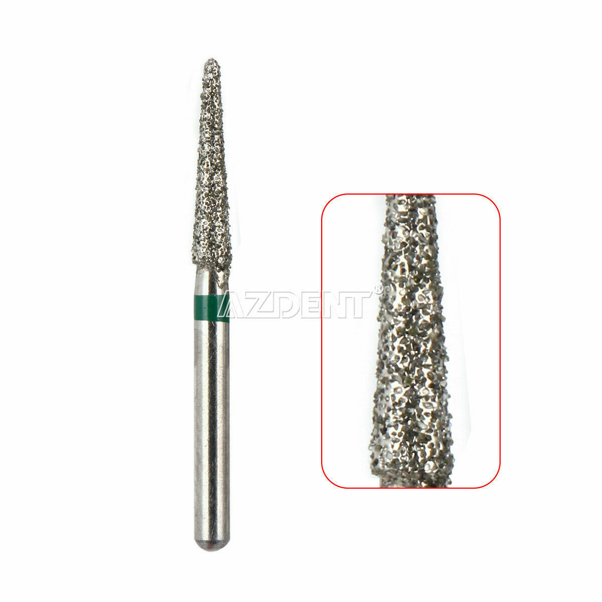 5Pcs/Box AZDENT Dental Diamond Burs FG1.6mm Tooth Drill For High Speed Handpiece