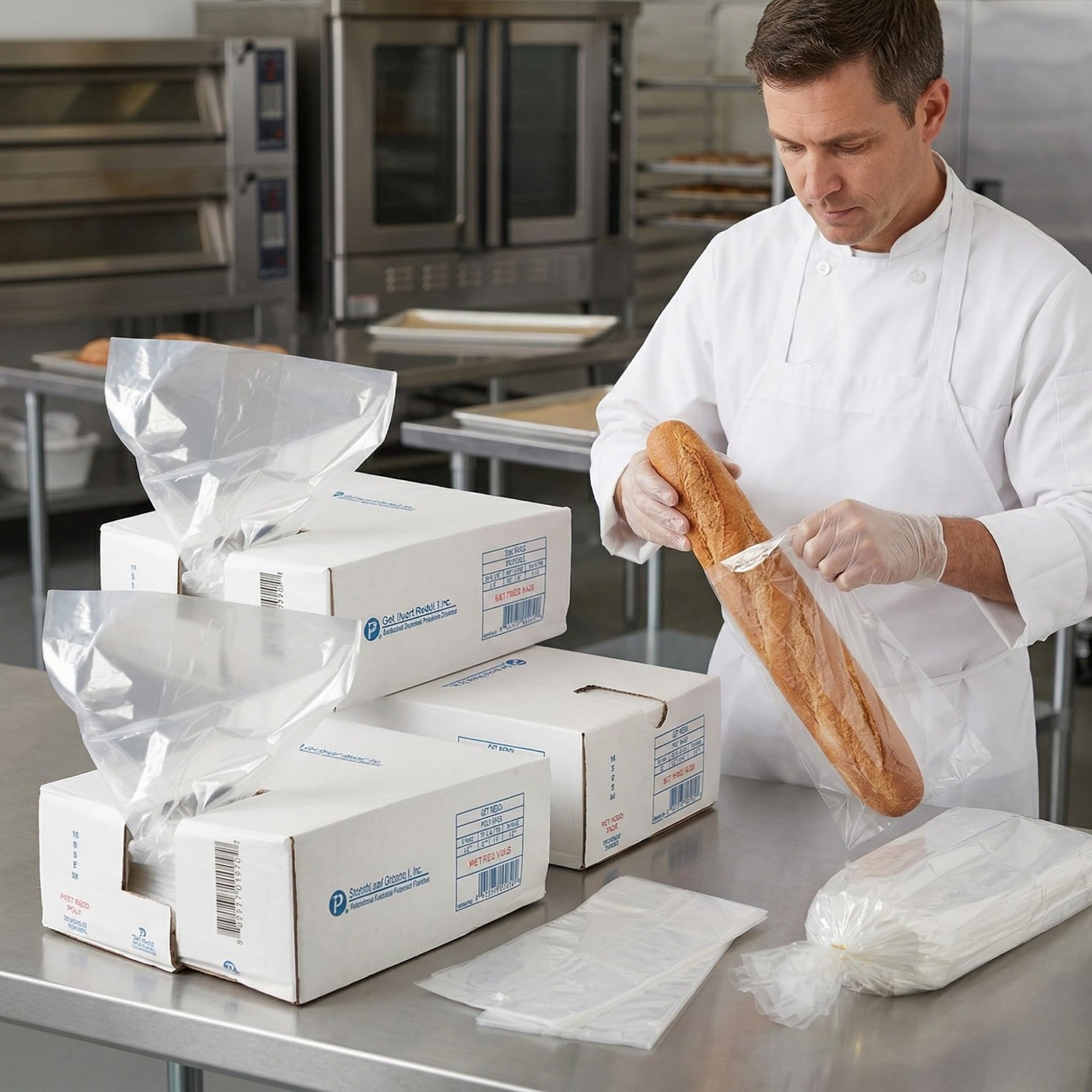Inteplast 2-Pack Bread and Bakery Storage bag, medium size, 0.75 Mil Gauge, 5…