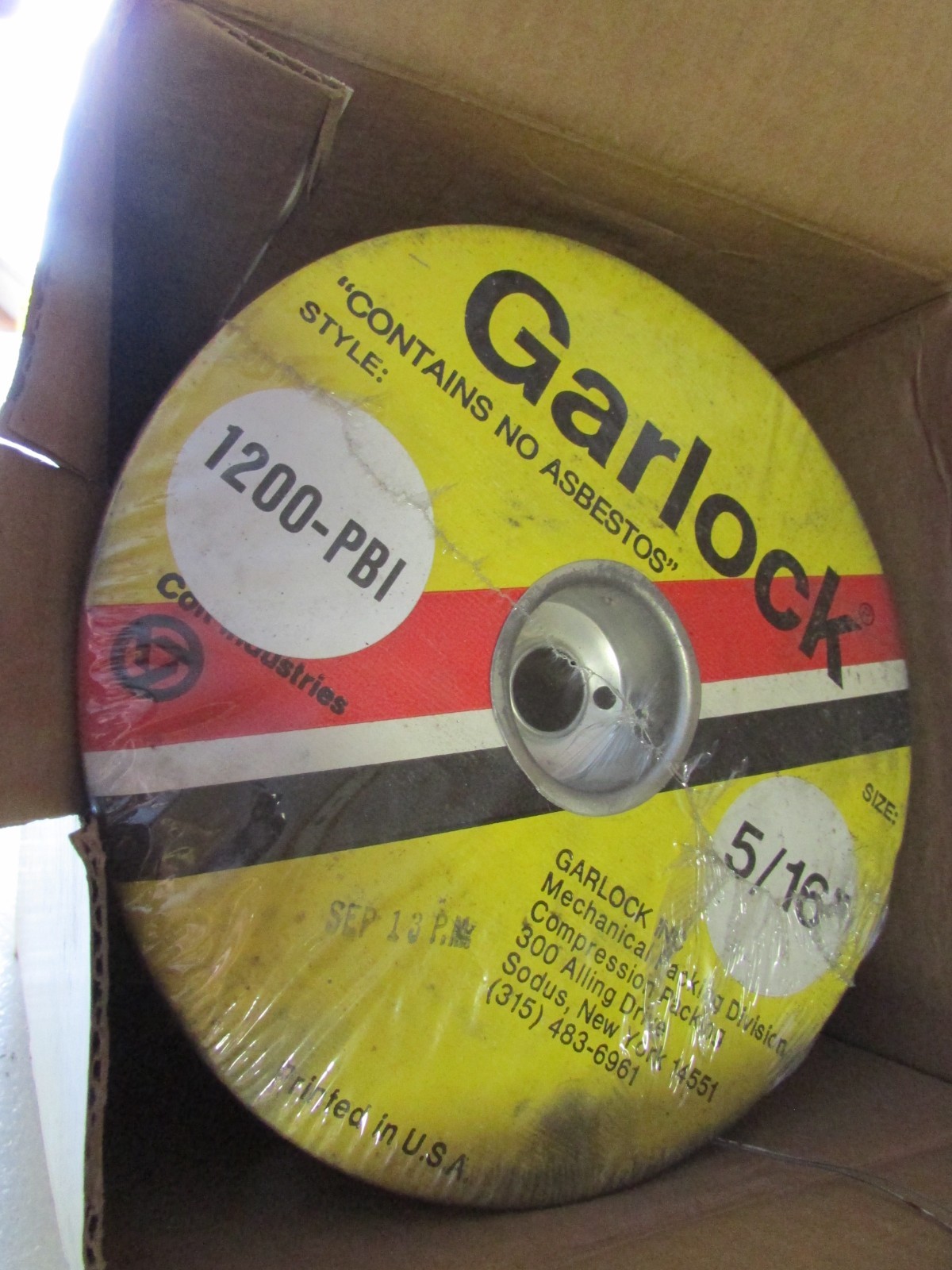 Garlock Compression Packing Style 1200-PBI 5/16-in 7.9mm 41220-2020