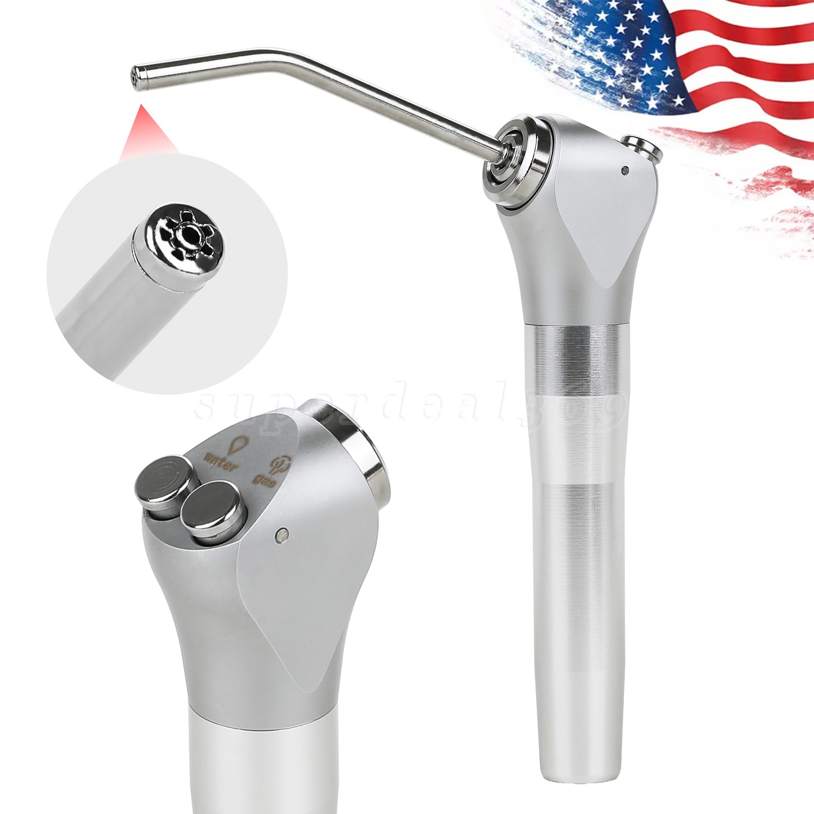 Dental Latch Type Prophy Polishing Brushes brush Flat Nylon Bristles # 1