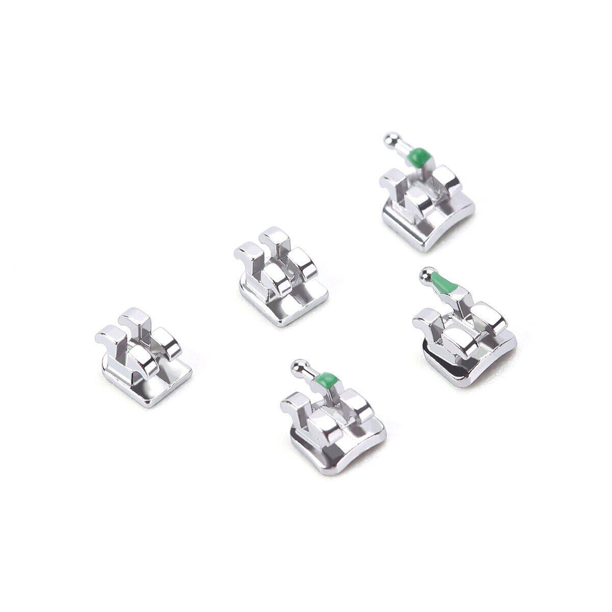 Dental Orthodontic Monoblock Braces Brackets Mini Roth/MBT 018/022 Hooks 3/345