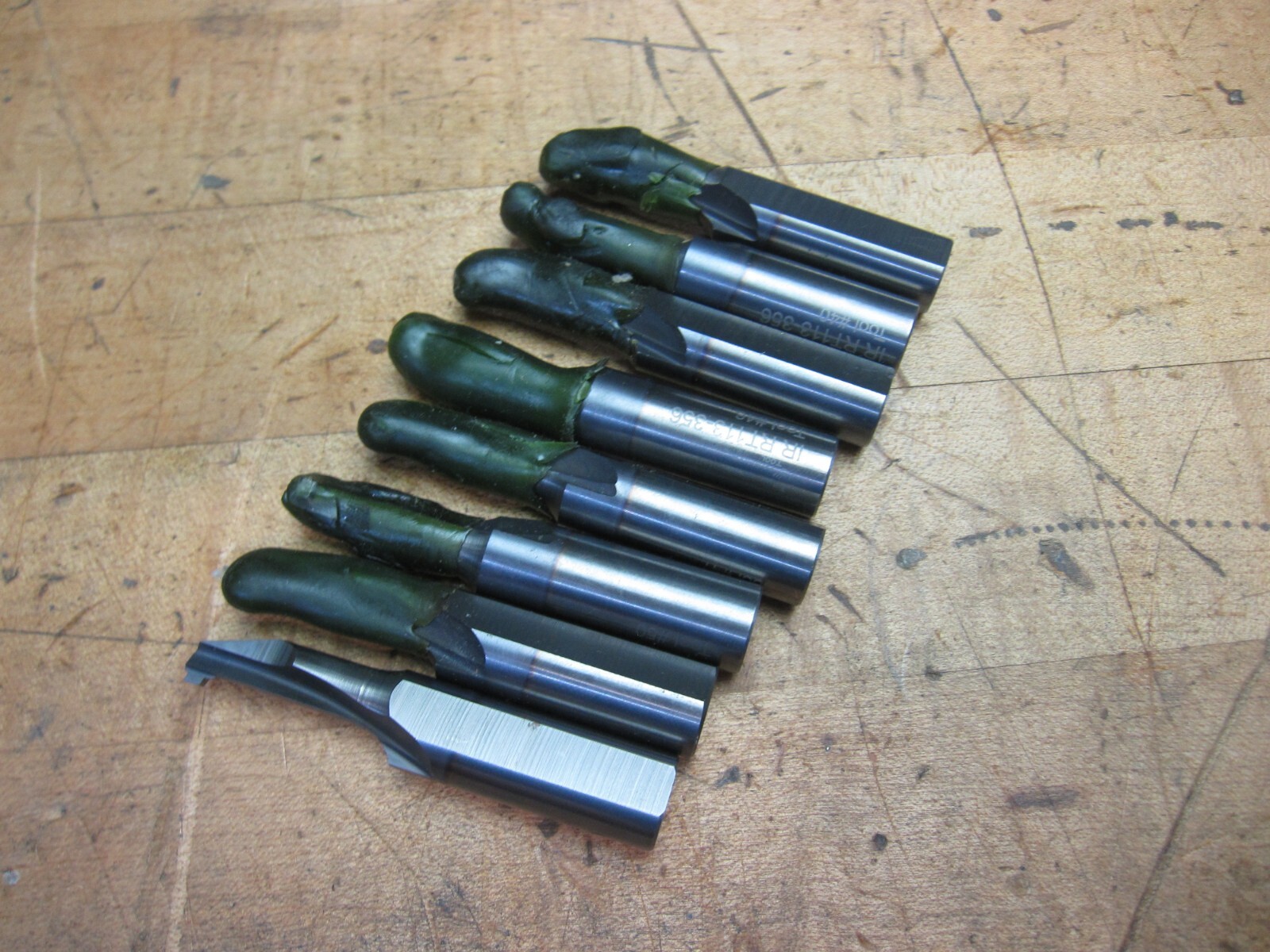 8 Solid carbide 1″-5 Acme single form thread mills boring bars 1/2″ shank