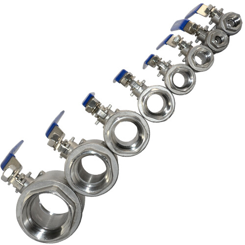 1/2″- 4″ 1″ NPT Threaded Full Port Ball Valve Stainless Steel SS 316 US STOCK