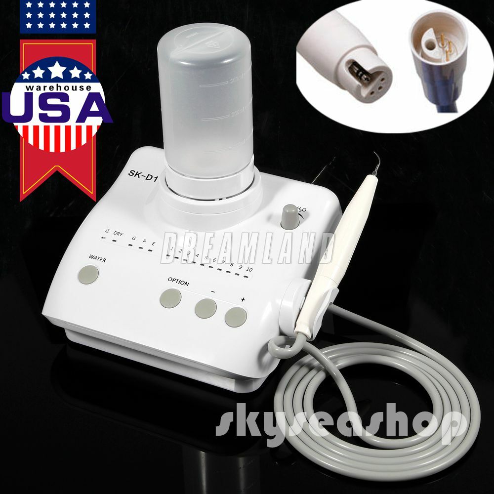 SK-D1 Escalador ultrasónico dental fit DTE SATELEC pieza de mano + 2 Bottles