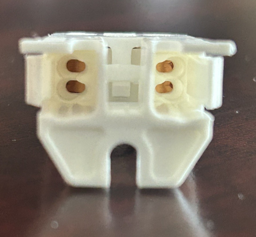 (4) Stucci T5 LED Fluorescent Lamp Holder Tombstone Medium Bi-Pin Socket, NEW