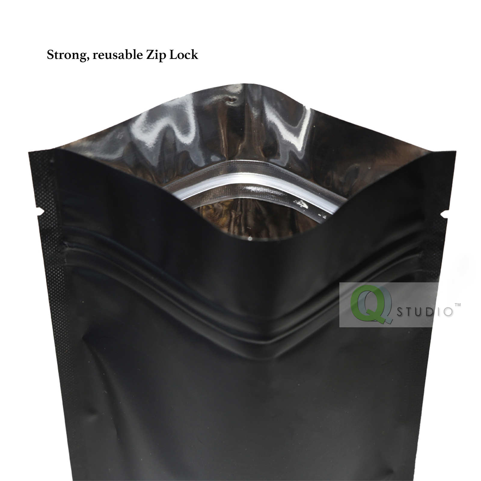 Zip Seal Packaging Bags, Stand Up Mylar Smell Proof Foil Storage Pouches 100/pk