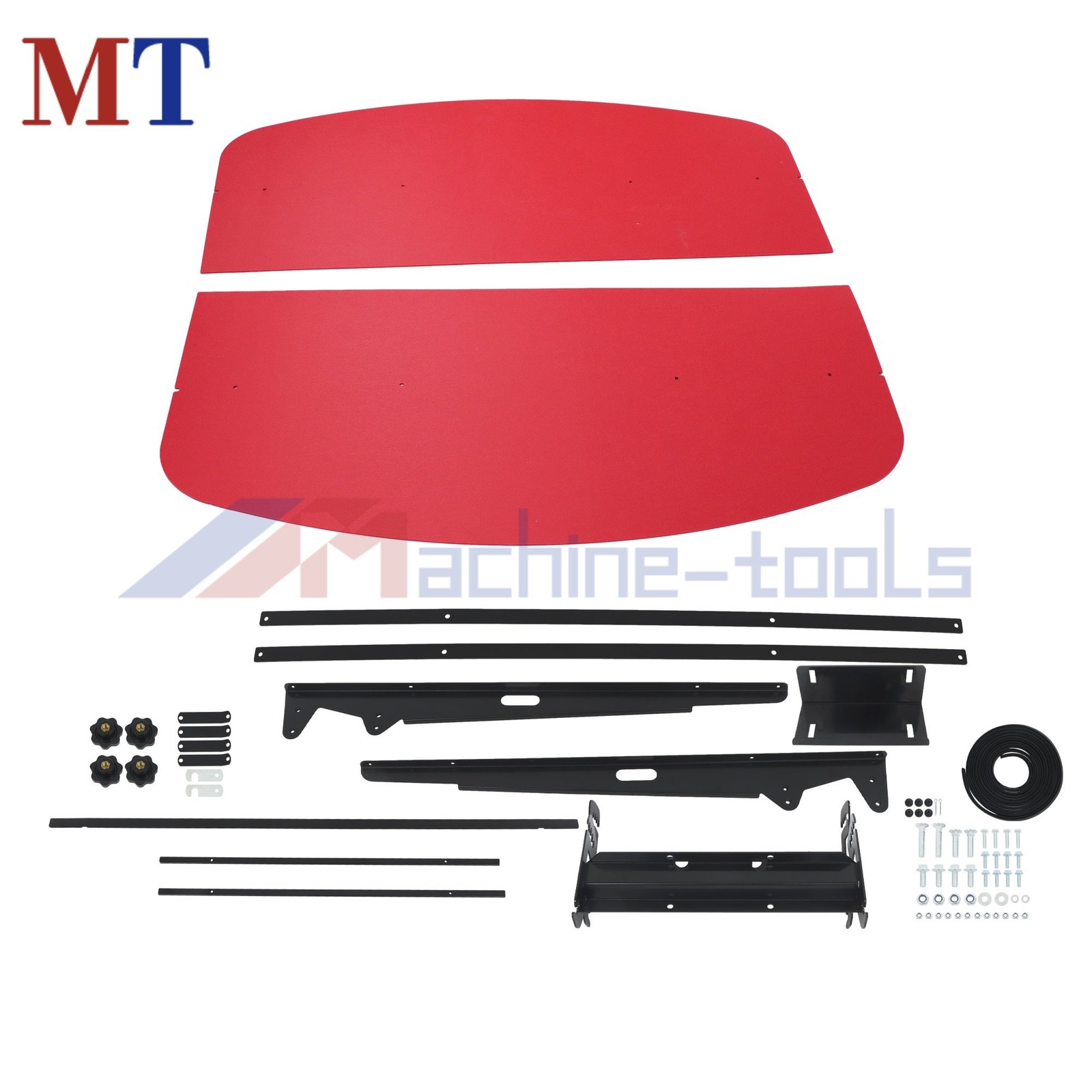 Tractor and Mowers Umbrella 52″ X 52″ Red Canopy For ROPS 2″ x 2″ or 2″ x 3″