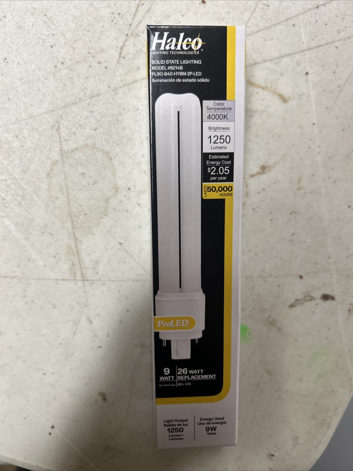 LED 2-Pin Plug-in 9W Omni Directional 3500K 4000K or 5000K Hybrid