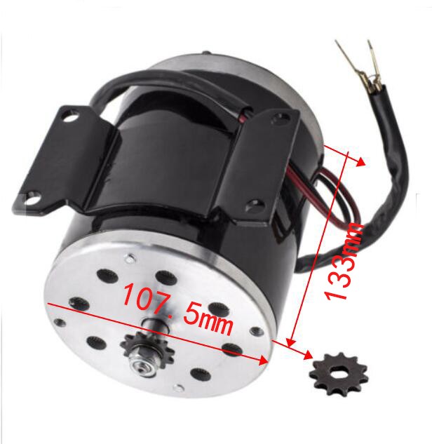 24V 500W 2800-3000Rpm Electric Motor for scooter bike go-kart minibike MYZY1020