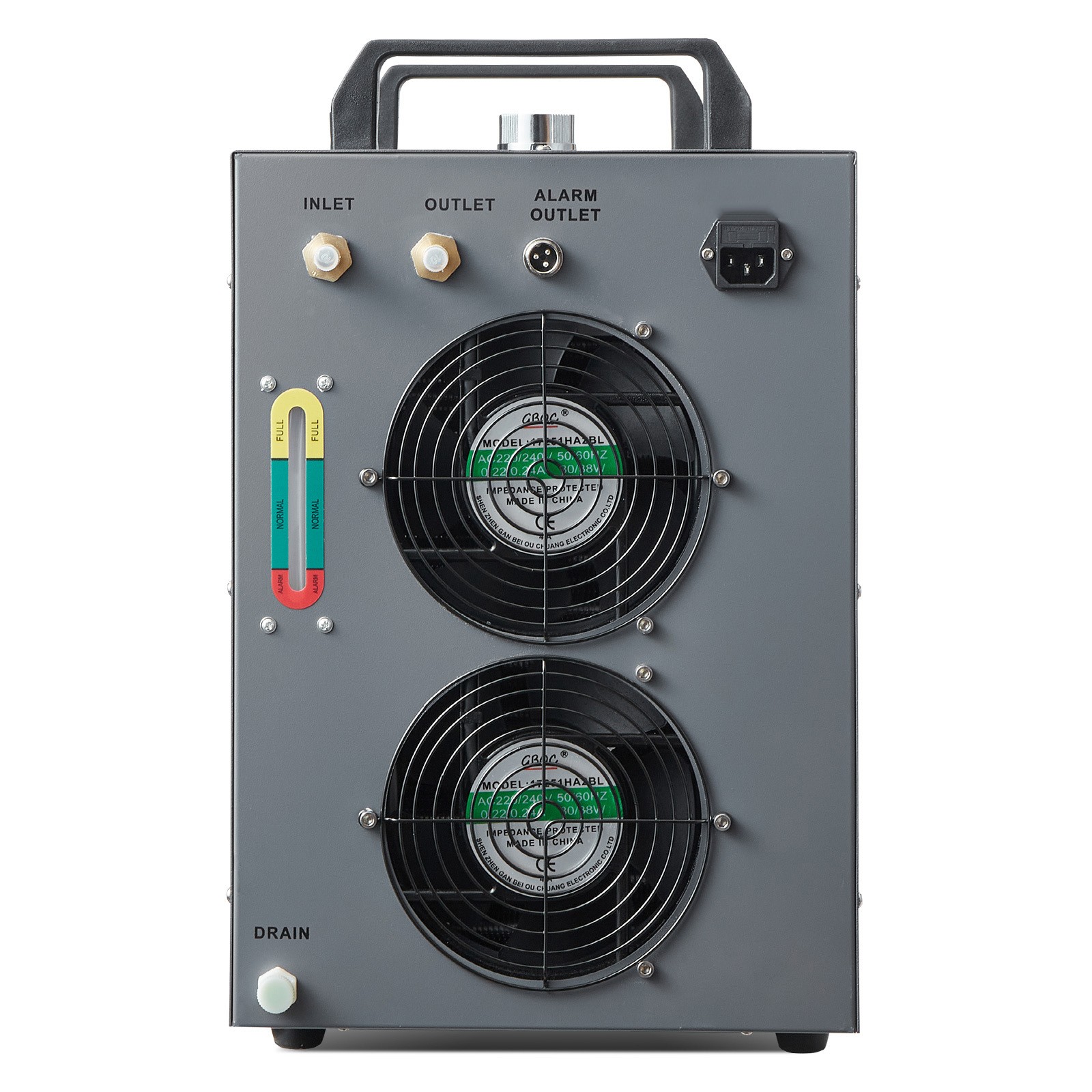 VEVOR Industrial Water Chiller CW-5200 7L 13L/min Laser Chiller with Compressor