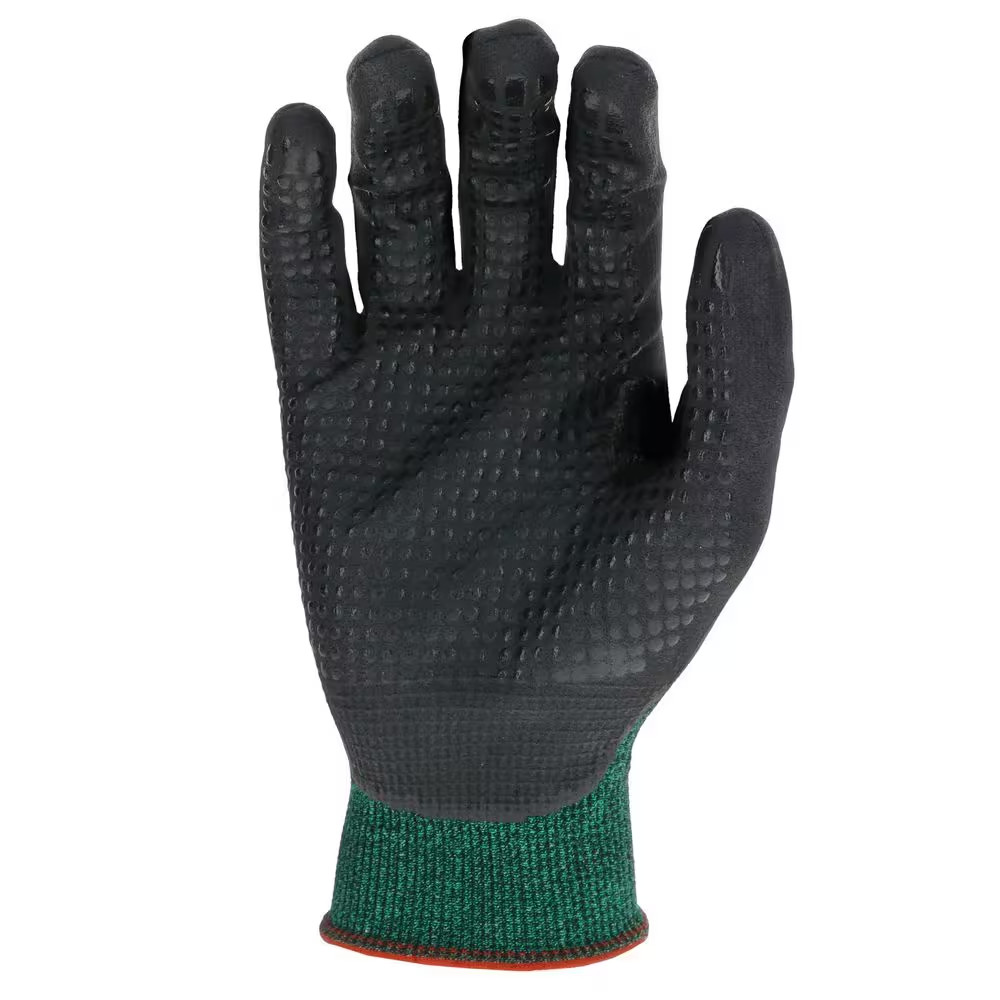 Maxiflex Cut Men’S Medium Green ANSI 2 Abrasion Resistant Nitrile-Coated Work Gl