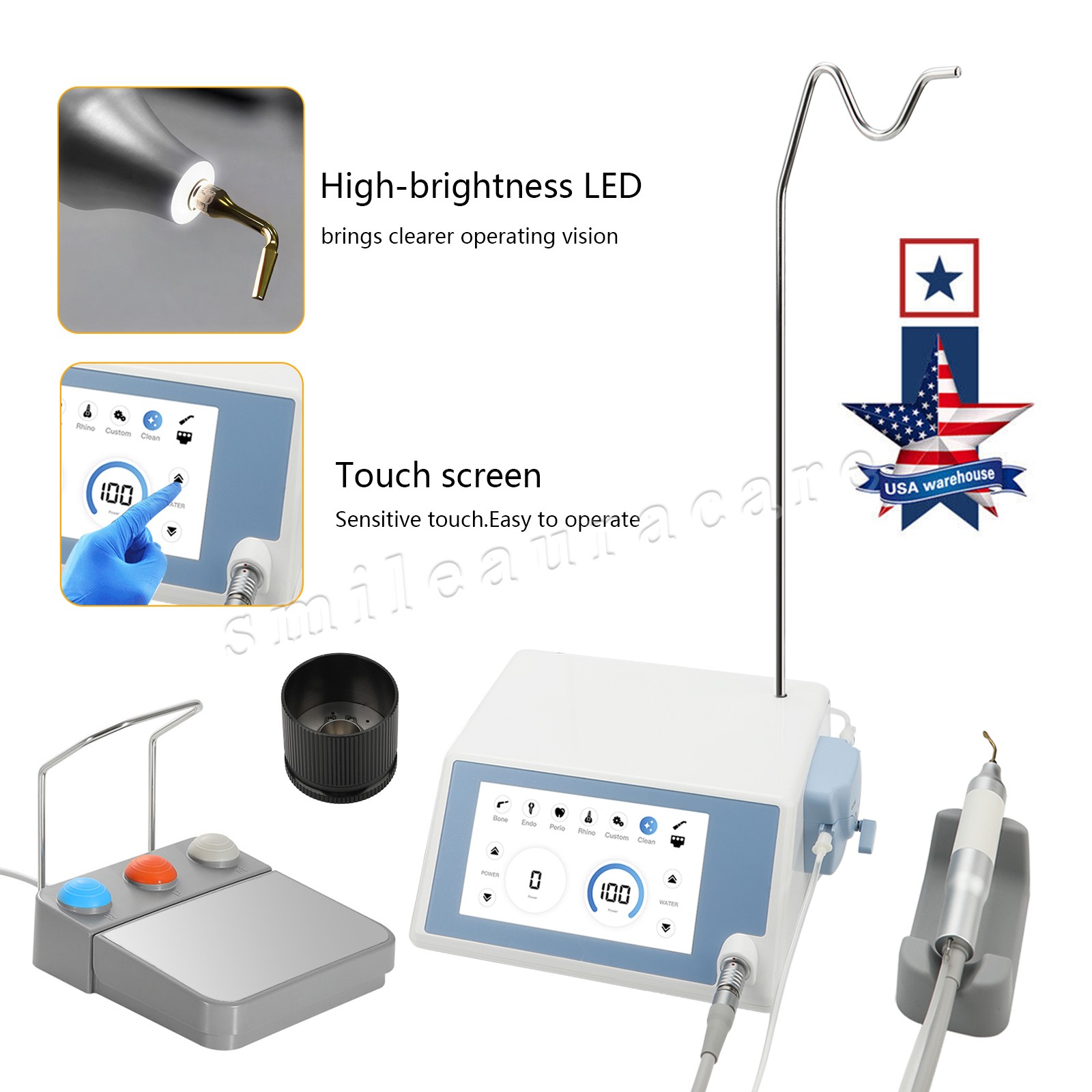 Dental Piezo Surgery Bone Cutter Ultrasonic Bone Piezosurgery Surgical Motor
