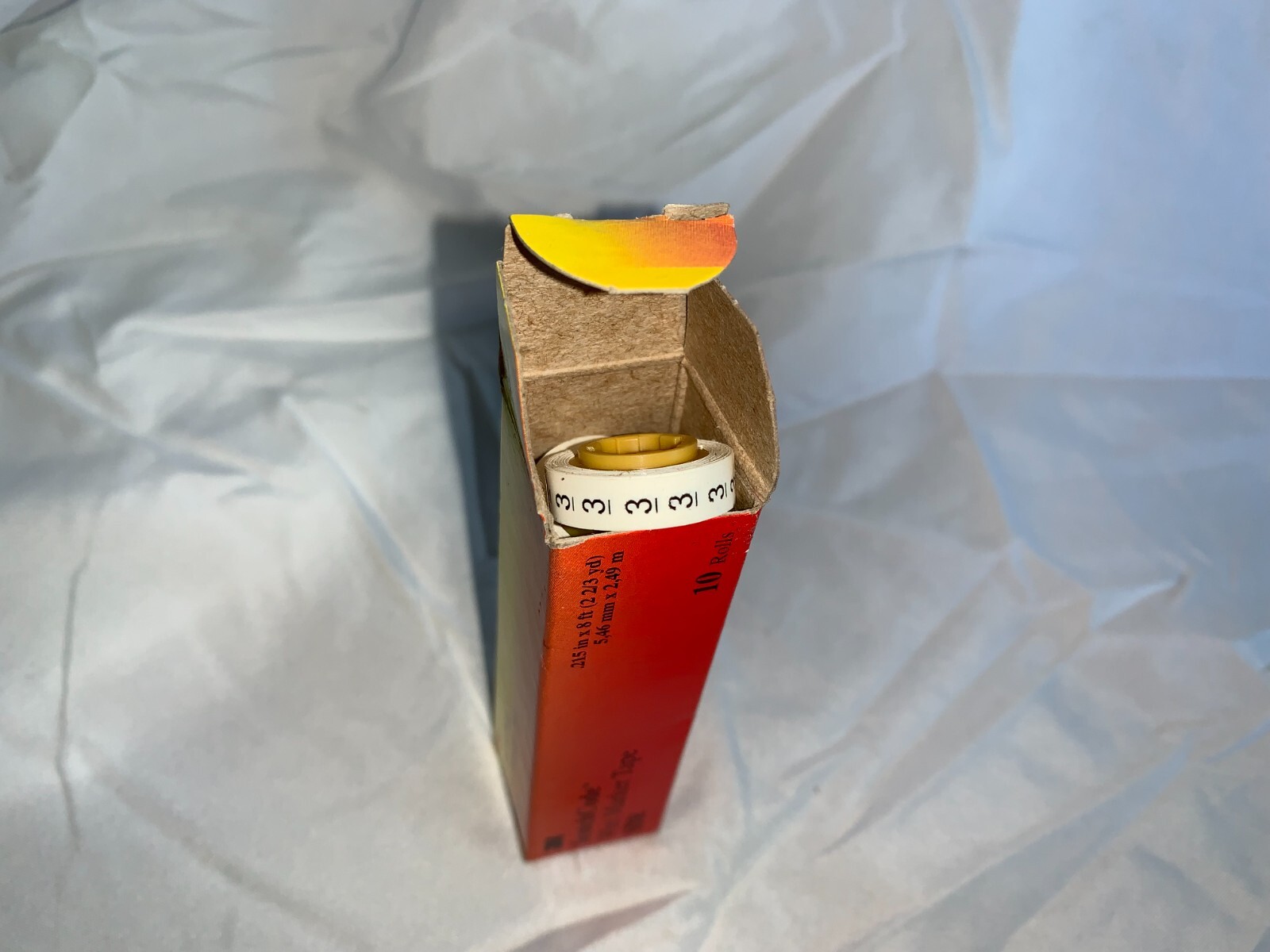 Qty 1 as shown- 3M ScotchCode Wire Marker Tape Refill Roll SDR-3