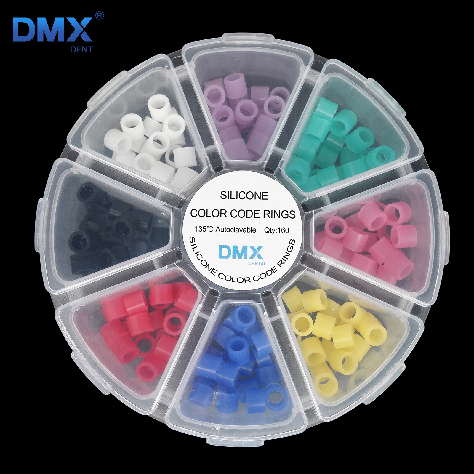 Dental / Hygienist Instrument Silicone Color Code Rings Bands Autoclavable 135ºC