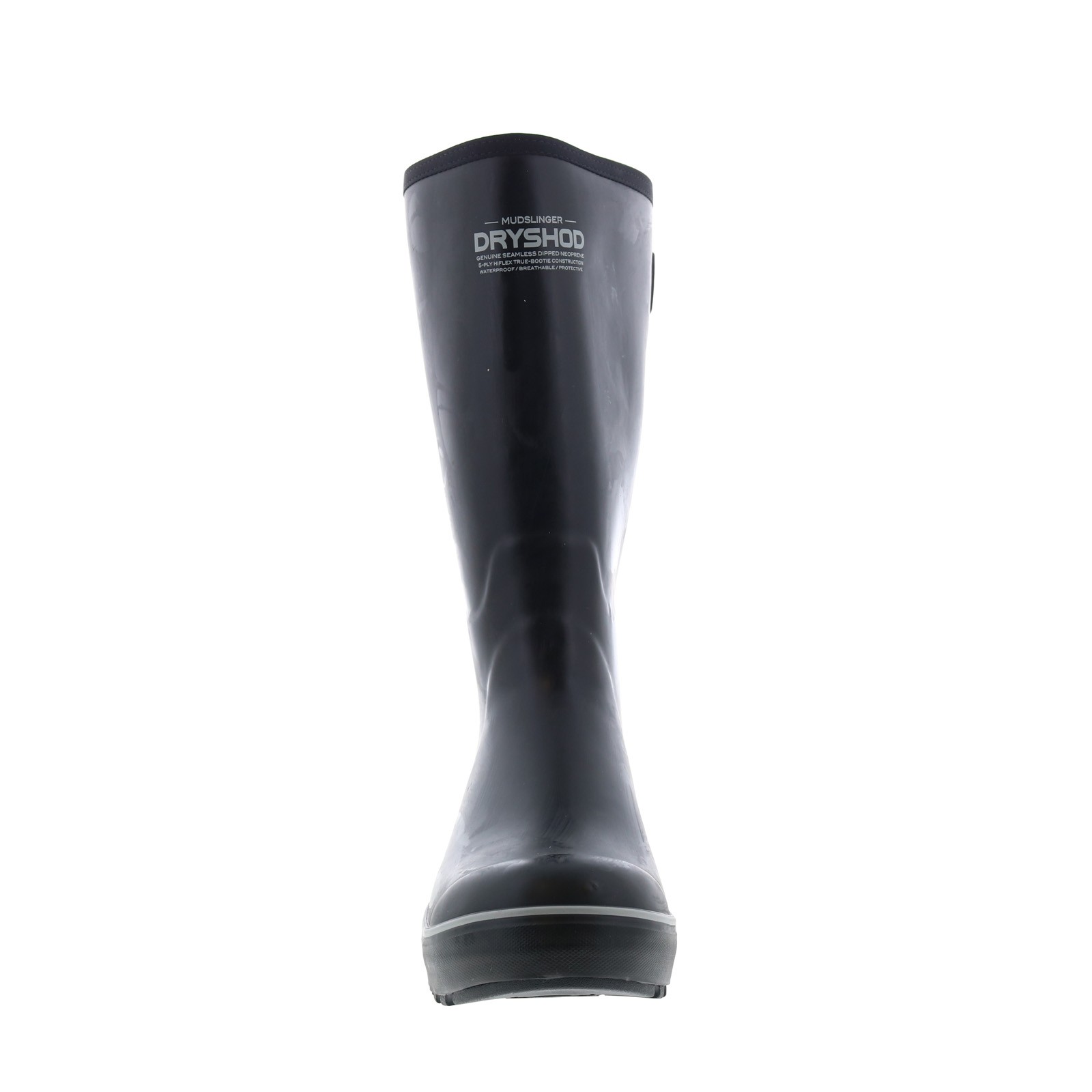 Dryshod Mudslinger HI Gusset Waterproof Mens Black Work & Safety Boots