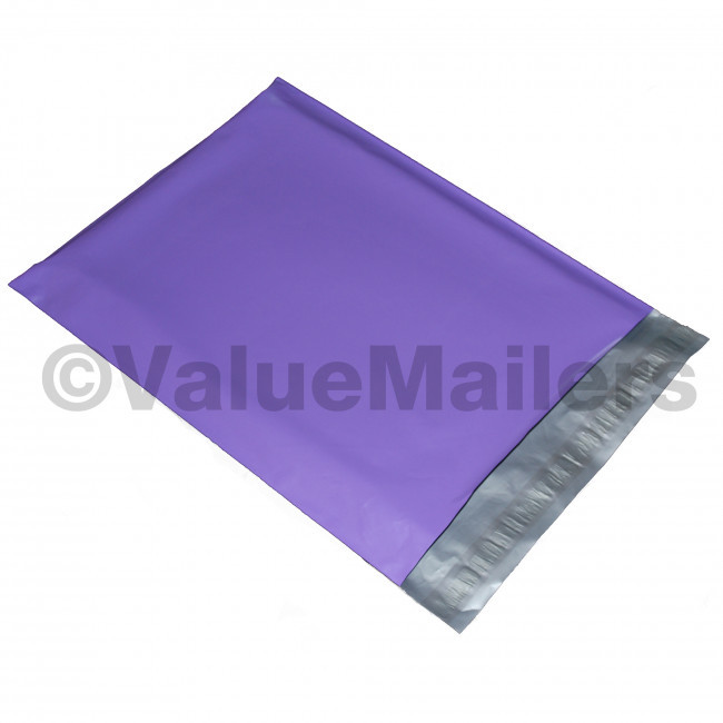 200 Bags 100 10×13 Dots, 100 10×13 Purple Designer Poly Mailers Custom Envelopes