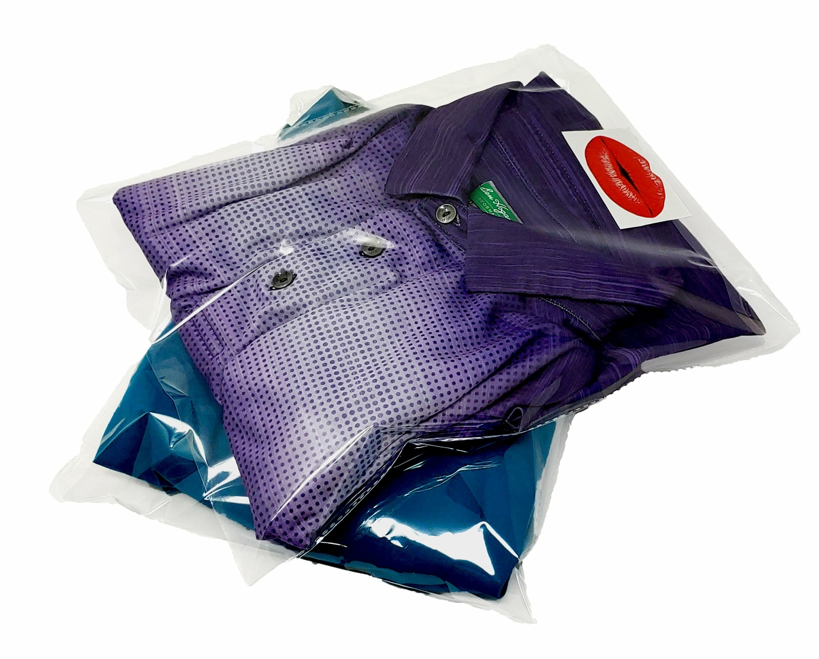 50 Pack, 25 Each 10×13″ Poly Mailers & Transparant plastic apparel Mailing bags