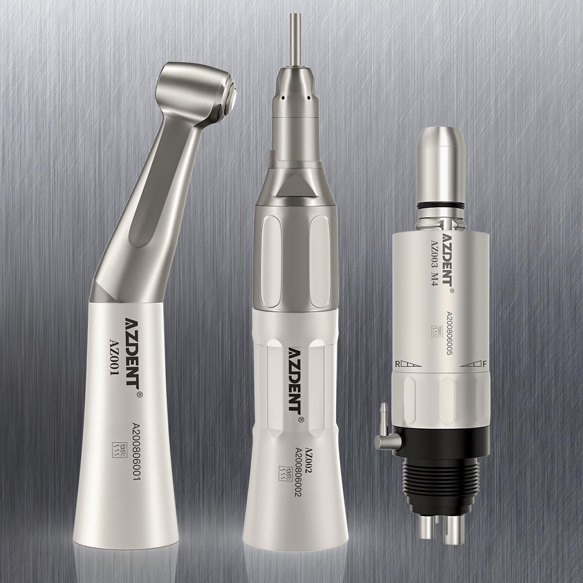Dental LED High Speed Handpiece Push Turbine 4/2 Holes /Low Speed Contra Angle