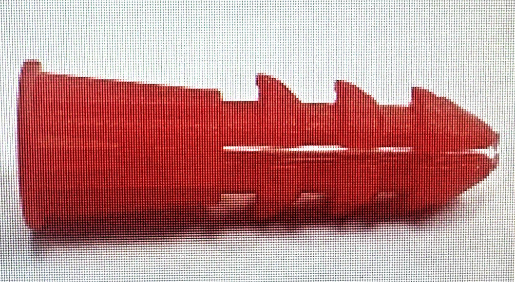 Barbed Ribbed Plastic Anchors #6-8-10 x 1″ Blue, With or Without #6 x 1″ Screws