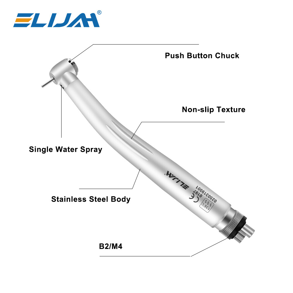 B2/M4 Dental High/Low Speed Handpiece Kits LED Straight Contra Angle Micromotor