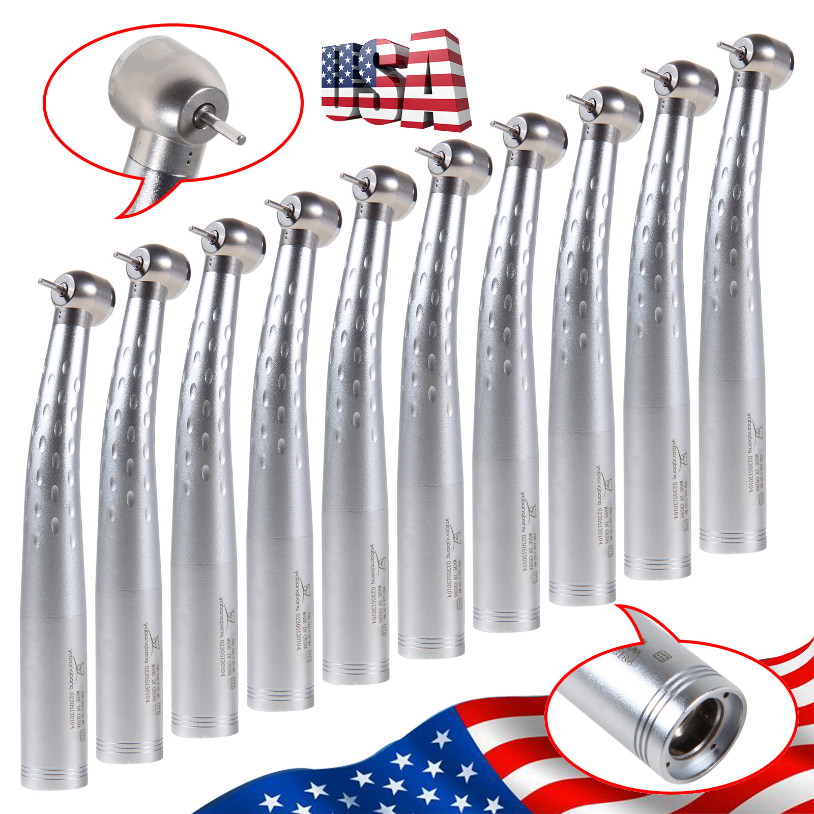 YABANGBANG Dental High Speed Handpiece Turbine For KaV Quick Coupler GD4/ Rotor