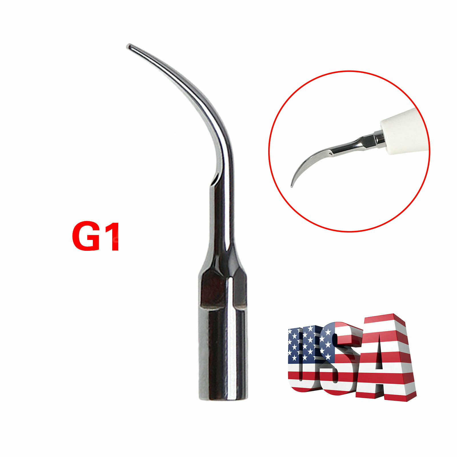 5 Puntas Tips ultrasónico dental Fit EMS Cavitron DTE SATELEC pieza de mano