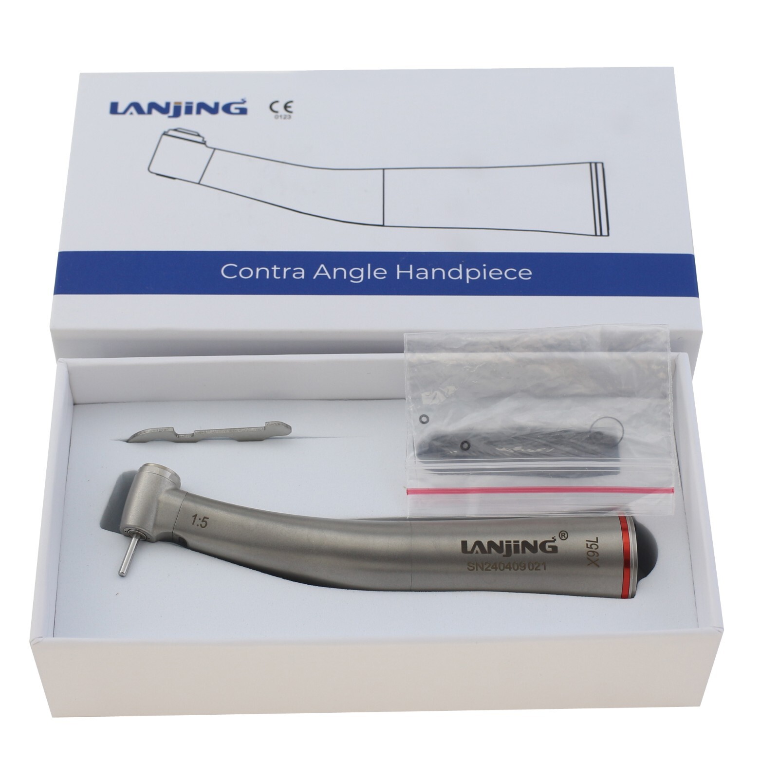 Electric Handpiece Dental 1:5 1:1 1:4.2 Contra Angle Increasing Surgical LED NSK