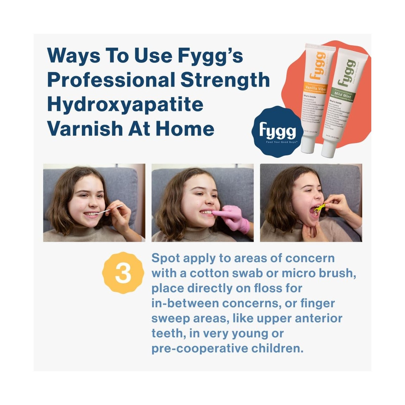 Fygg Nano-Hydroxyapatite Dental Varnish | Fluoride-Free Enamel Repair for Sen…
