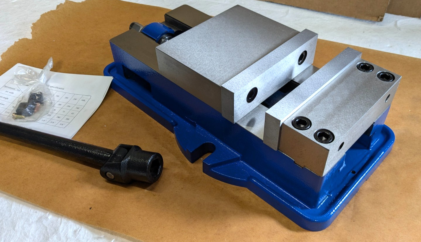 Precision Machine Vise Single-Station 6″ Jaw Width 7-1/2″ Jaw Opening
