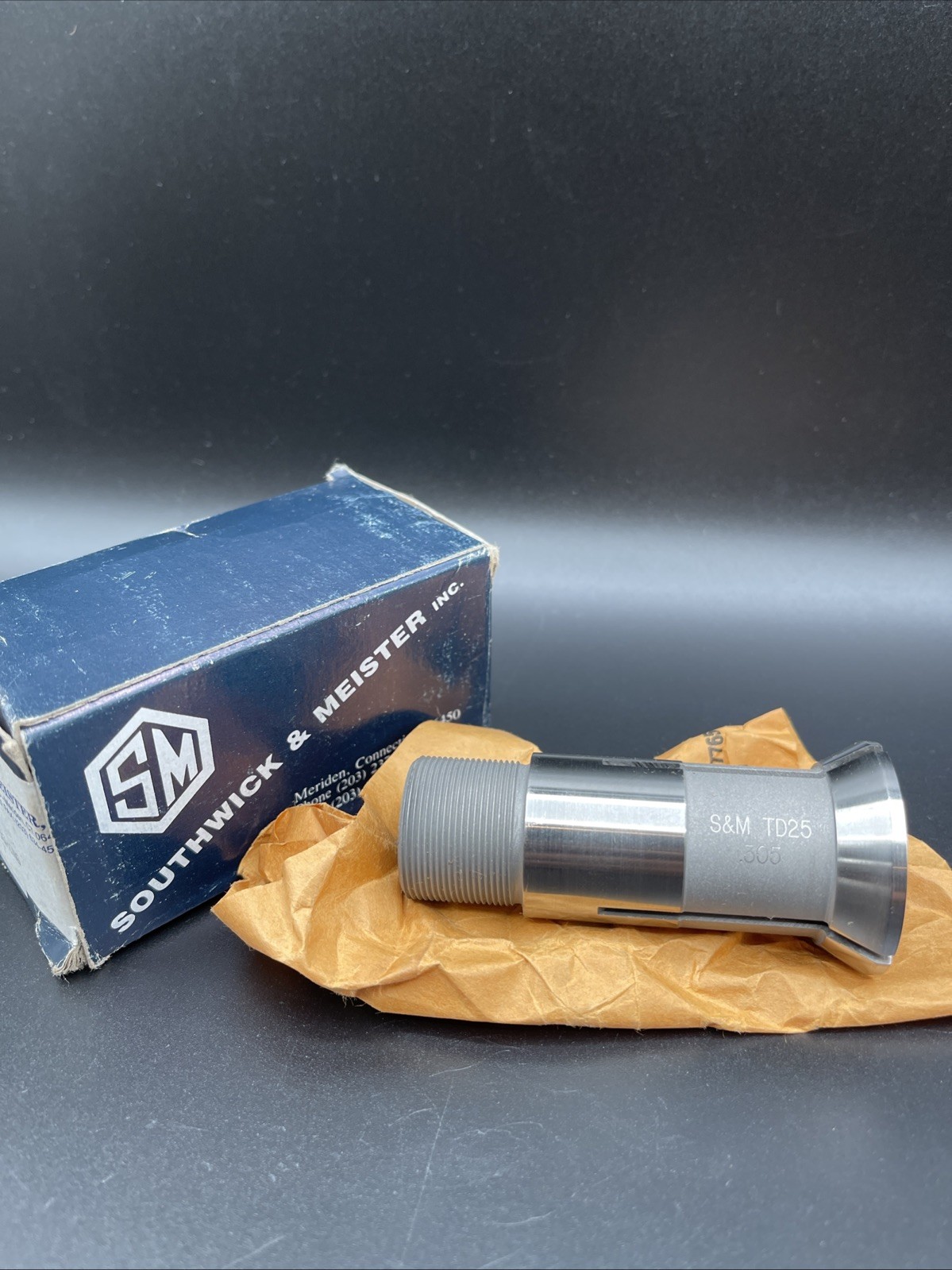 Southwick & Meister TD25 .305 in Carbide Lined Draw Bushing Collet 7.75 mm – New