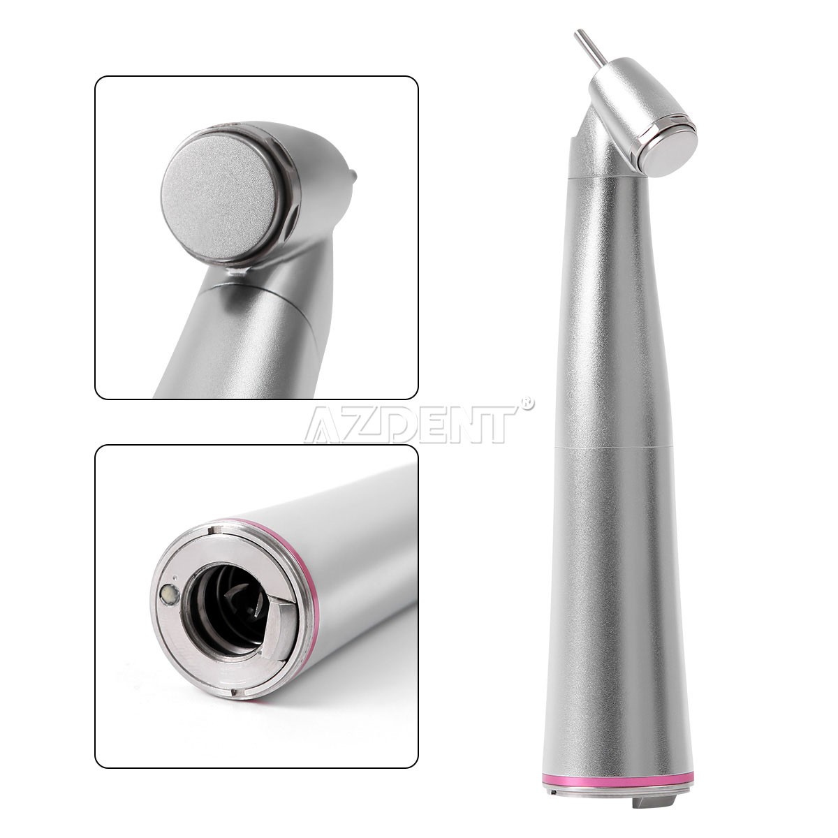 Dental 1:4.2 45 Degree LED Surgical Contra Angle Handpiece E-type Inner Channel
