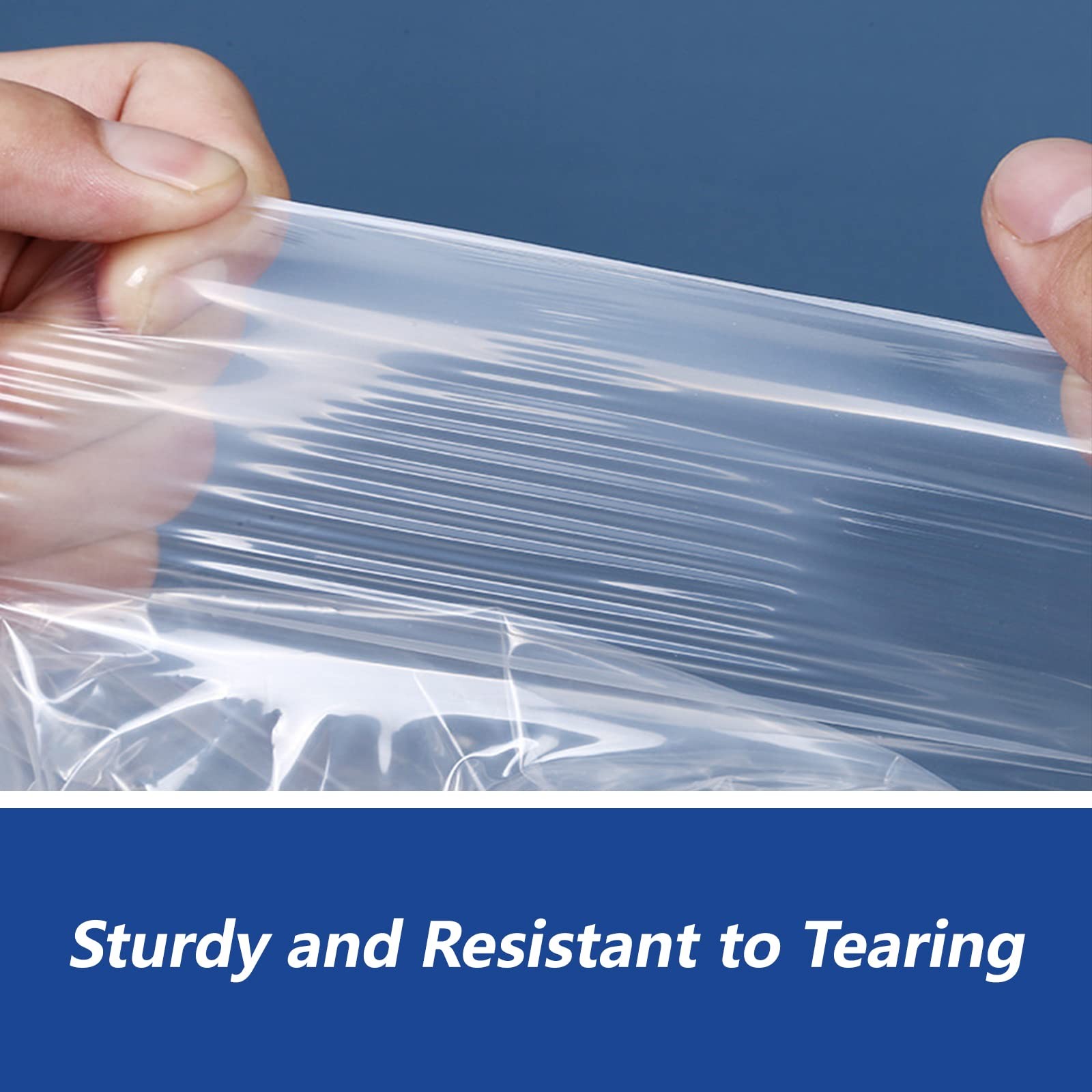 WEPOLY – 12″ x 18″ (100 Count) Self Seal Resealable Adhesive, Transparent