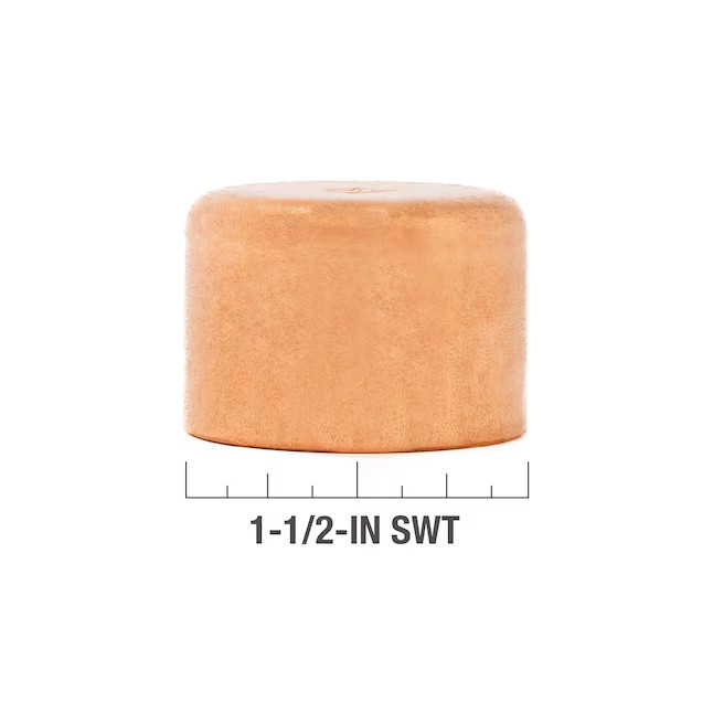 Streamline 1-1/2-in Copper Tube Cap