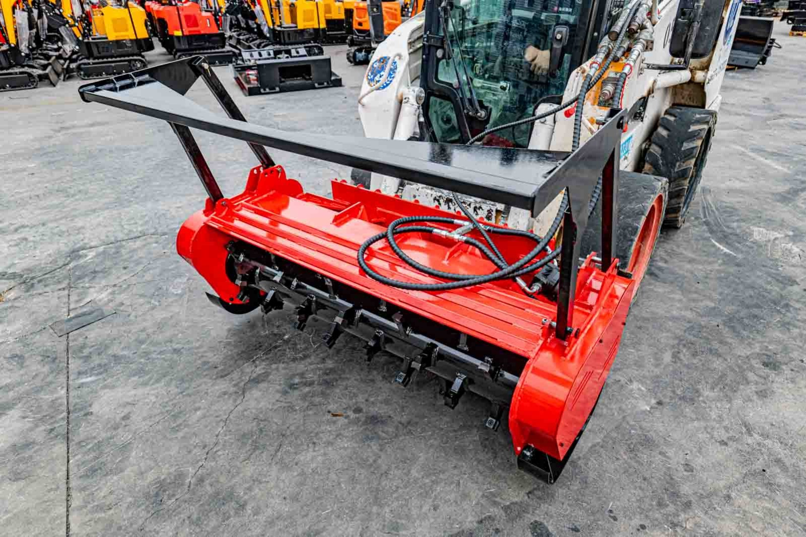 60″ Forestry Mulcher Cutter for Bobcat Skid Steer Tree Removal Land Clearing