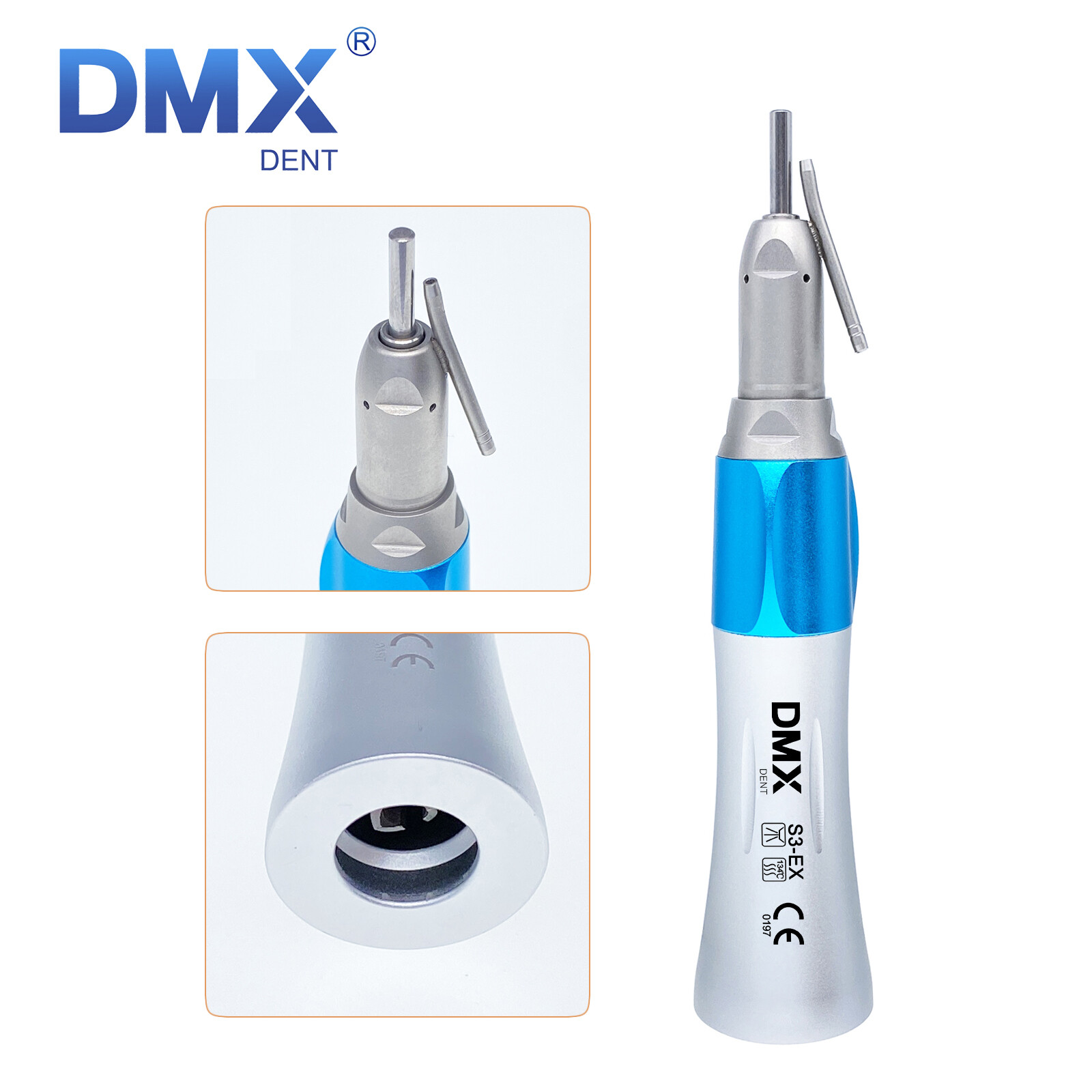 DMXDENT Dental 1：1 Direct Drive Straight Handpiece For Surgical Implant NSK
