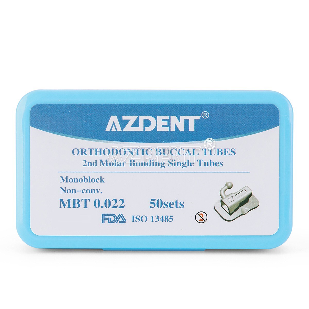 Tubos Bucales Ortodoncia Dental AZDENT Roth MBT 022 018 1º 2º Molar Brackets