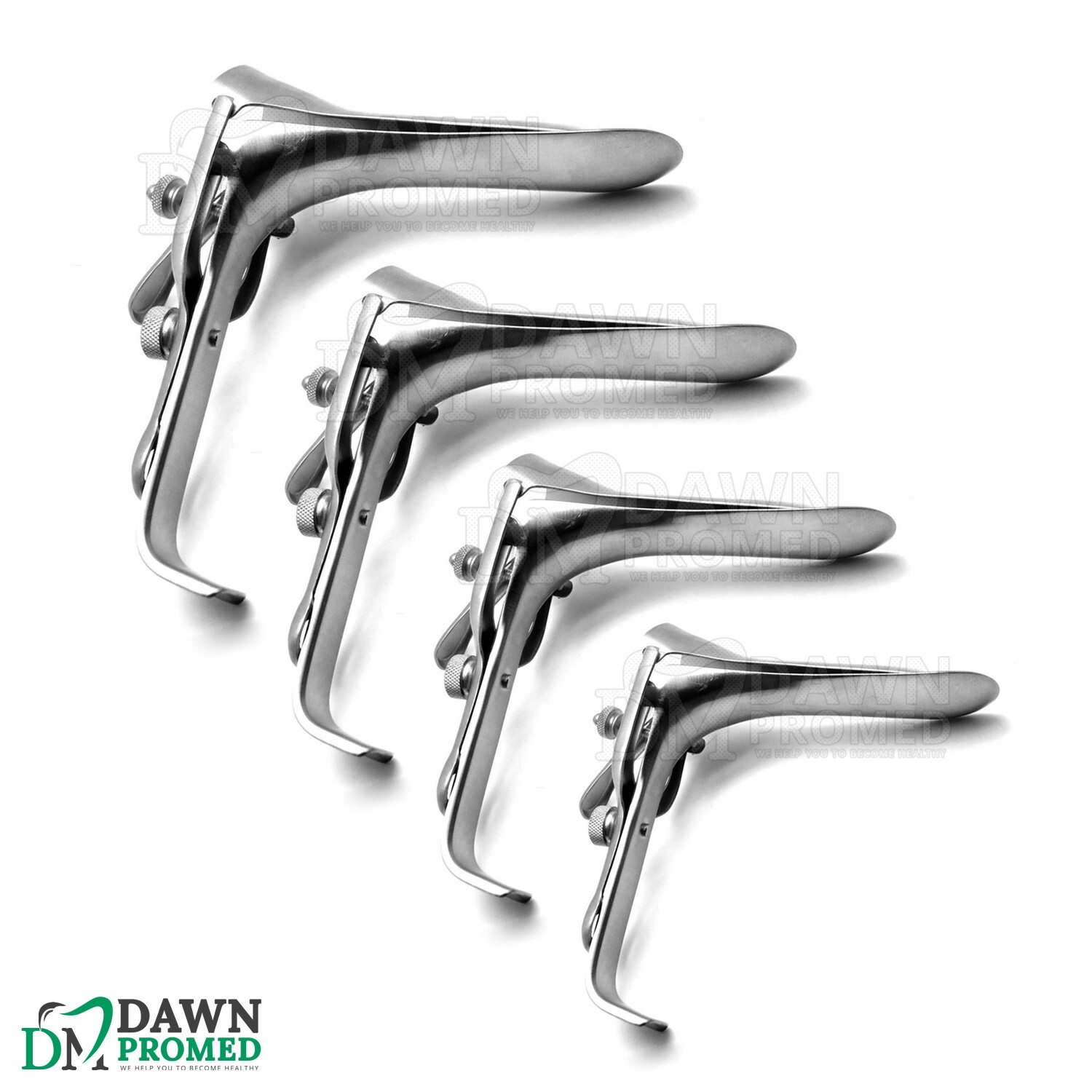 Graves Vaginal Speculum 4 Pcs Set OB/GYN Pelvic Exam Surgical Inst German Grade