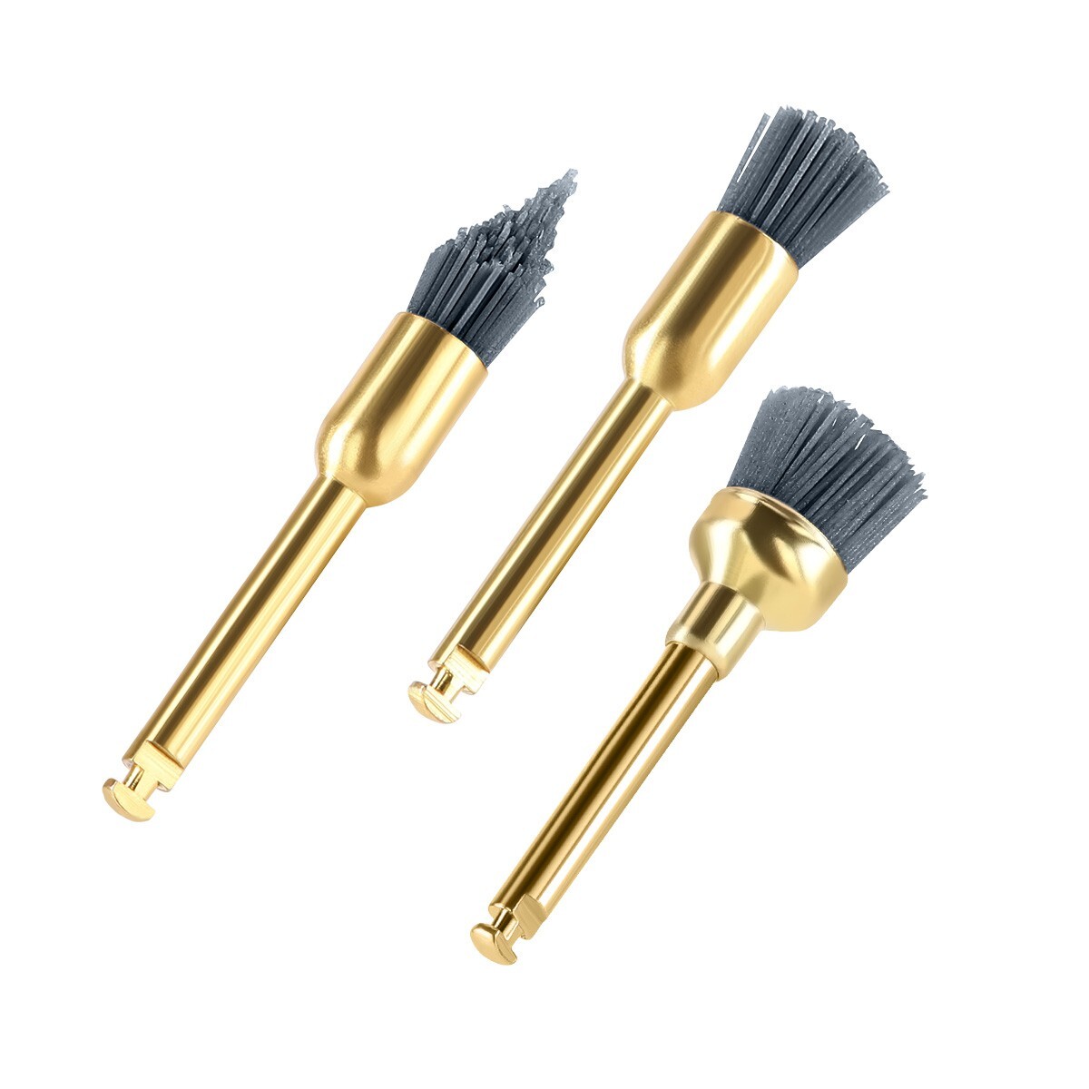 Dental Prophy Polishing Brush Flat/Sharp/Bowl Shape RA Silicon Carbide Brushes