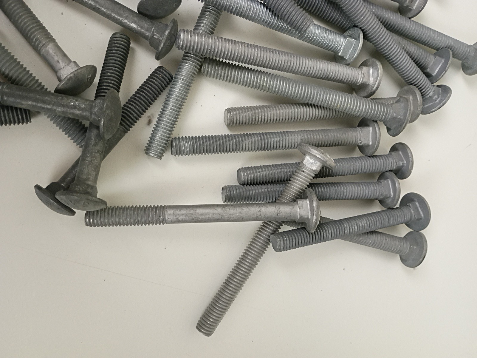 3/8″ Galvanized Carriage Bolts Various Lengths Bulk Lot 6+ Pounds
