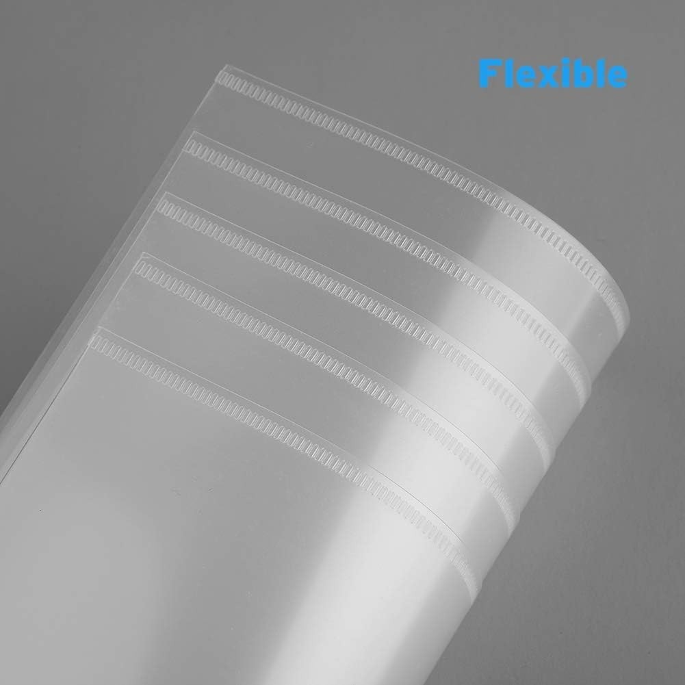 25 Pack Clear Plastic Document Folders for Reports and Projects