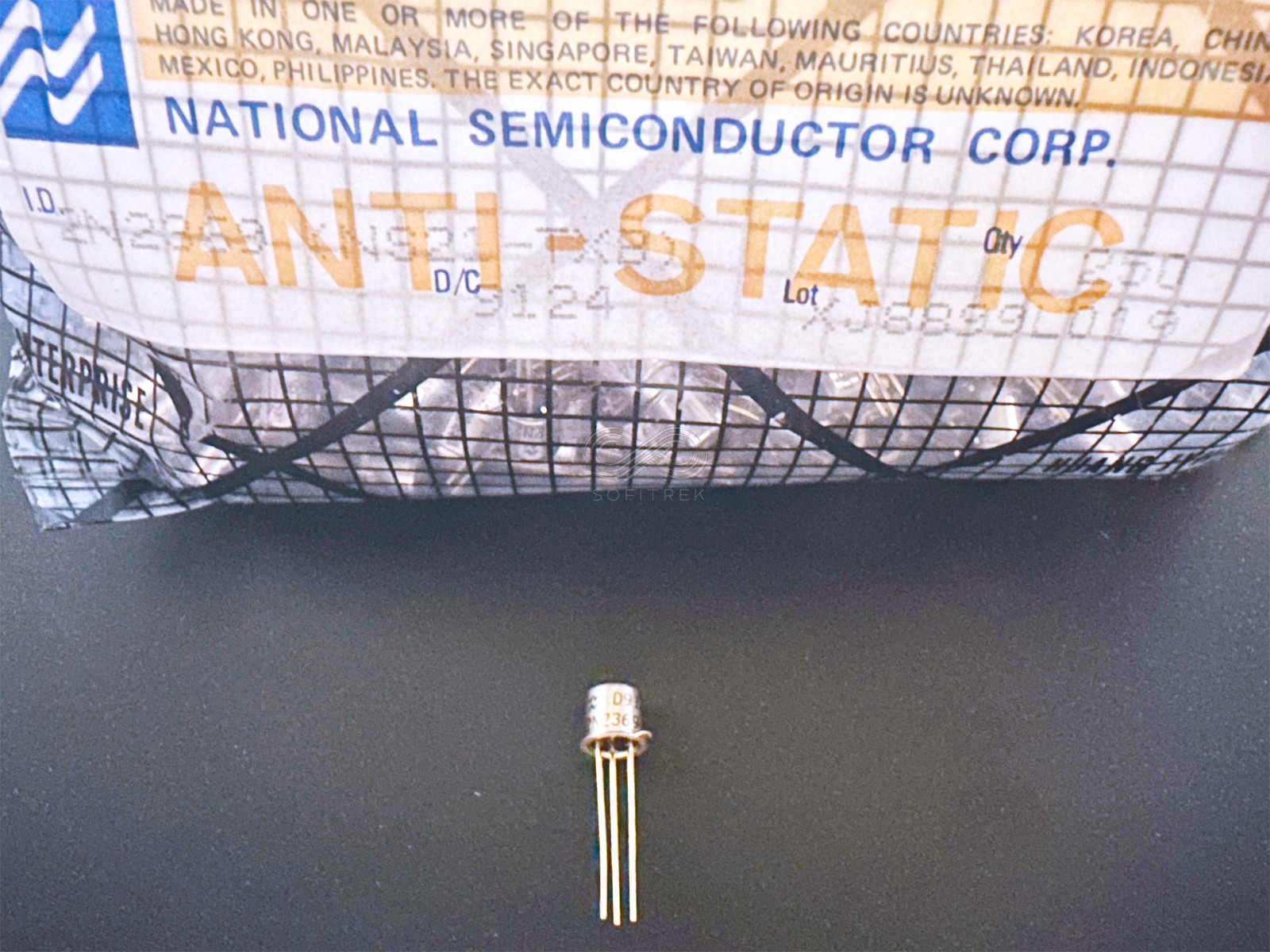 5PCS 2N2369 National Semiconductor NPN Switching Transistor 15V 0.2A TO-218 BJT